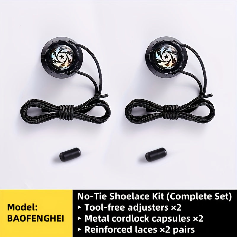 (6 accessories\u002F1 pair) Non lace shoe lock, swivel buckle for sports and outdoor shoes, quick adjustable for men and women