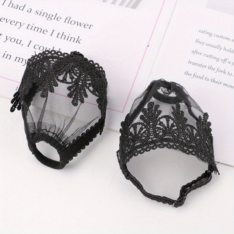 Canvas High Heel Lace Shoe Straps Anti-Slip Detachable Shoe Bands Accessories - Pair
