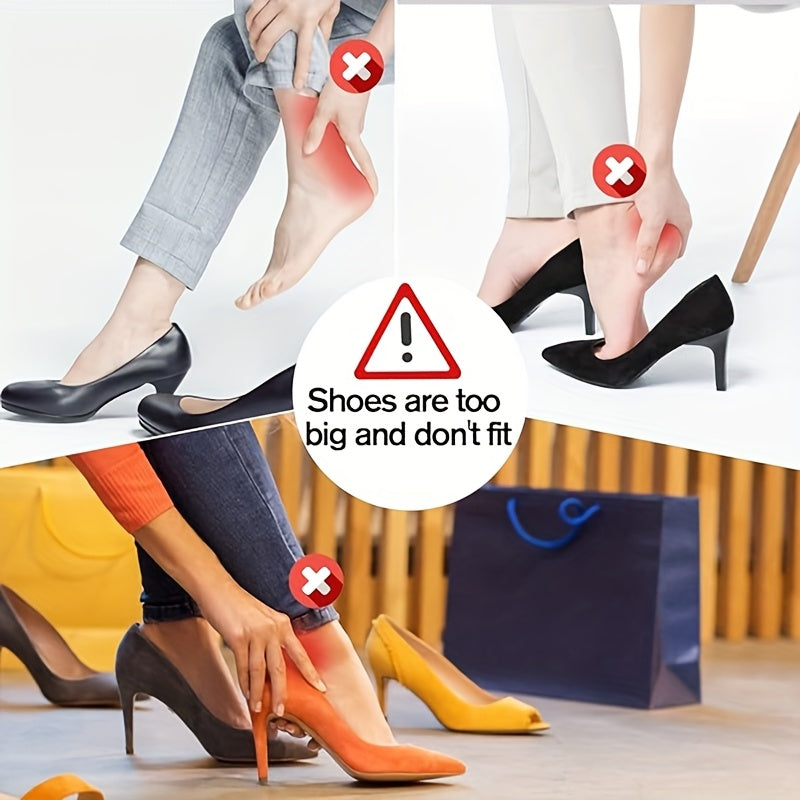 Clear Shoe Laces Invisible 1\u002F5\u002F10 Pairs Clear Silicone No-Slip Shoe Laces | Women's Shoe Accessories for Holding Loose Shoes Dancing High Heels Mule