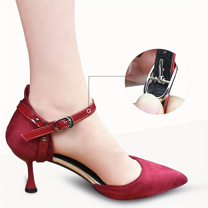 Detachable High Heels Shoelace Holder 2pcs Adjustable High Heels Bundle Shoelace Holding Loose Anti-skid Straps Detachable Women Lace Shoes Bands Shoe Care Kit