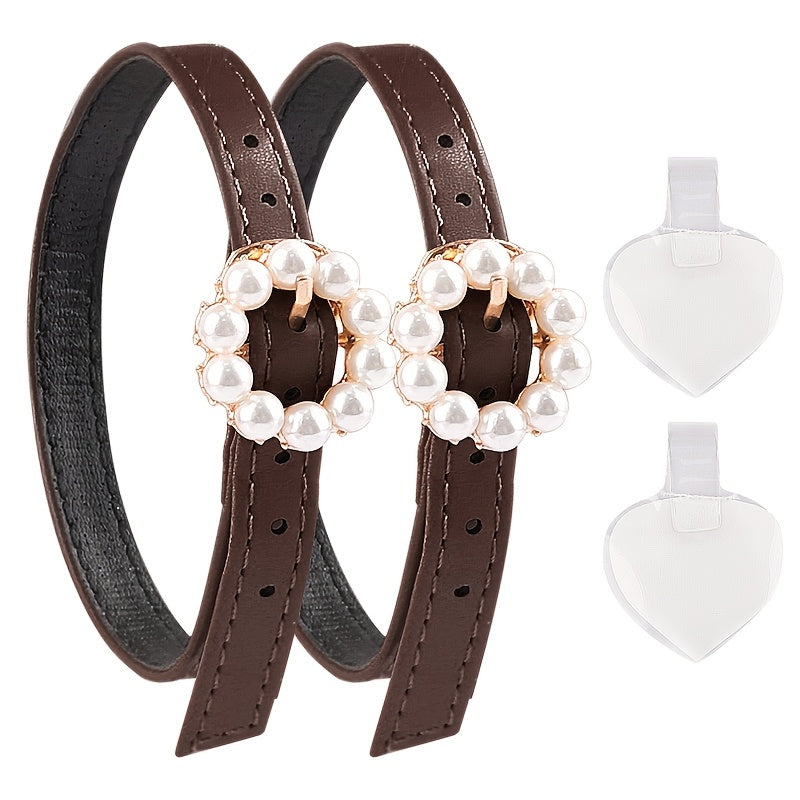 1 Pair Minimalist No-Tie Heel Straps, Universal Shoe Accessories for High Heels