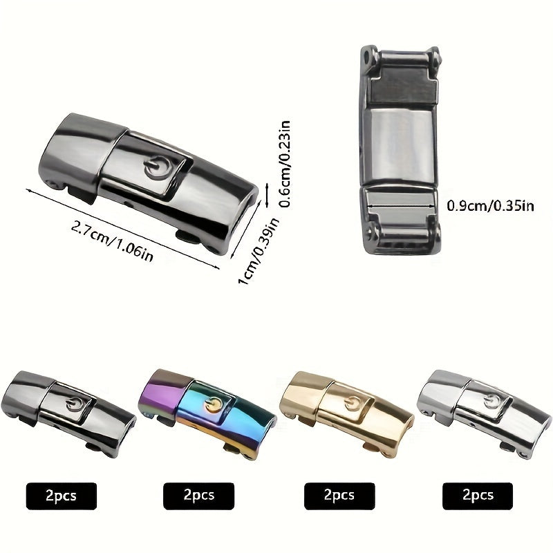 4\u002F6 Pairs No-Tie Shoelace Clips - Suitable for Sneakers, Running Shoes & Hiking Boots, Easy Adjustment to Solve Loose Lace Problem, Practical Shoe Buckles, Mother's Day Gift, Valentine's Day Present