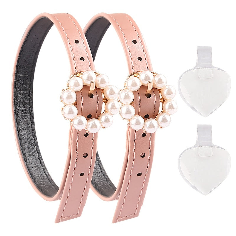 1 Pair Minimalist No-Tie Heel Straps, Universal Shoe Accessories for High Heels