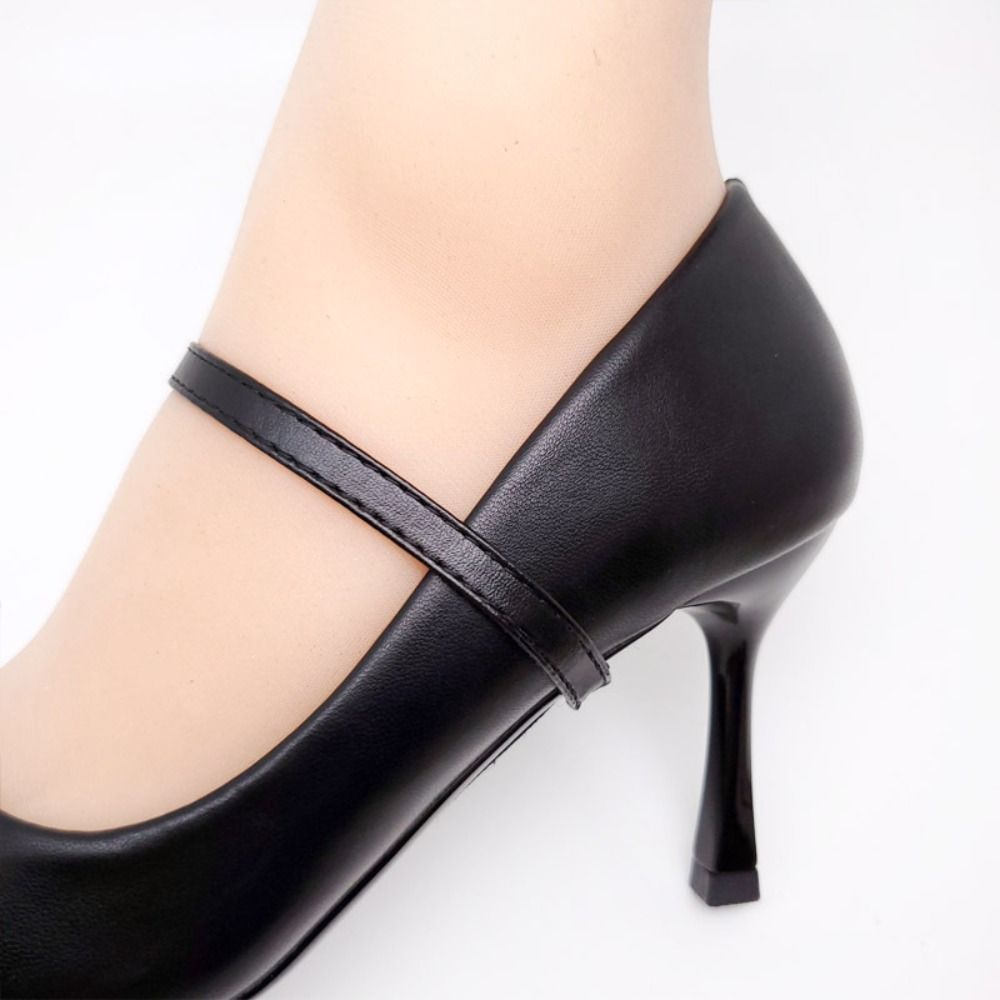 Fashion Convenient Anti-Loose Adjustable Detachable Leather Fixed Shoes Strap for Woman Shoelaces for High Heels