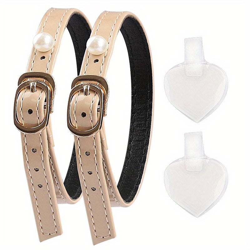 1 Pair Minimalist No-Tie Heel Straps, Universal Shoe Accessories for High Heels