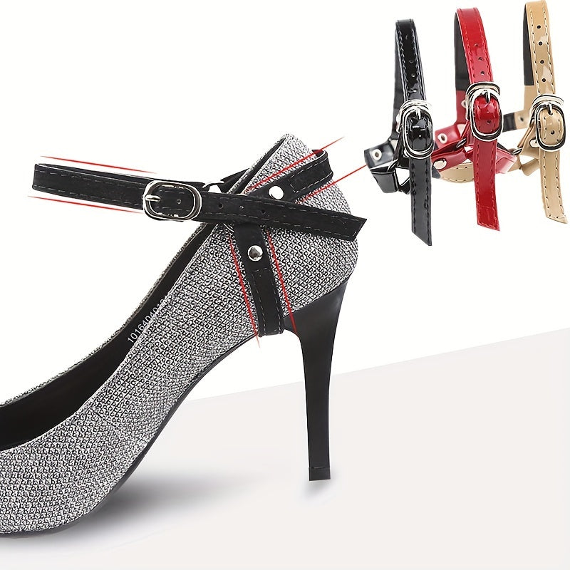 Detachable High Heels Shoelace Holder 2pcs Adjustable High Heels Bundle Shoelace Holding Loose Anti-skid Straps Detachable Women Lace Shoes Bands Shoe Care Kit