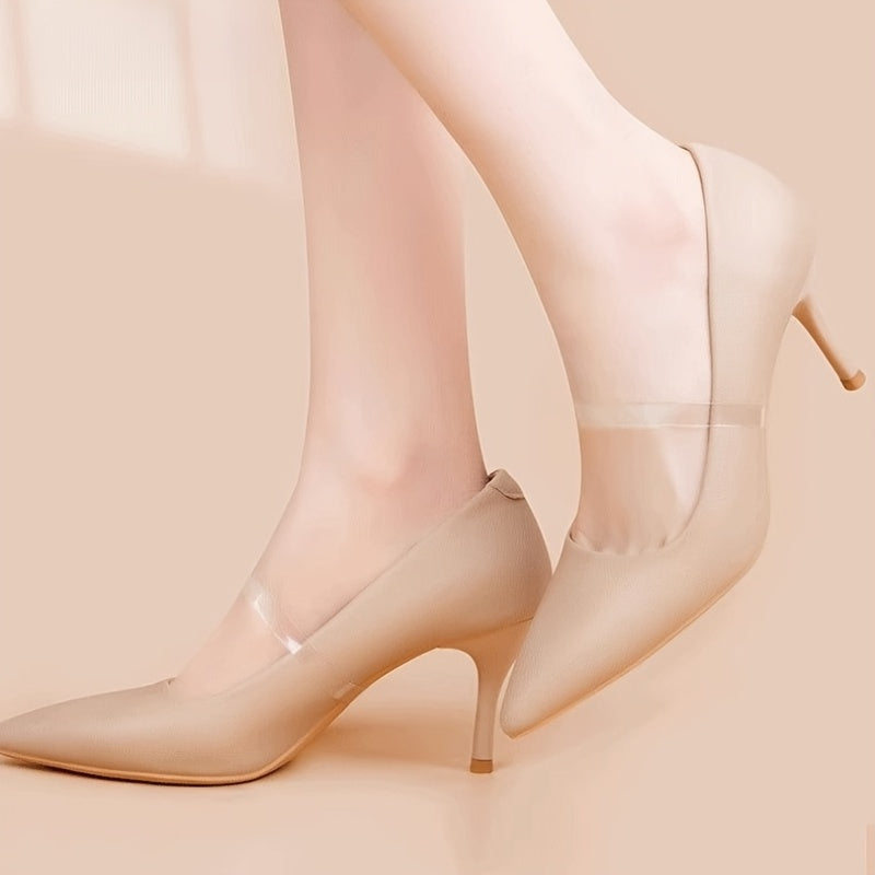 1 pair\u002F3 pairs\u002F6 pairs, Transparent Invisible Shoelaces for Women'S High Heels, Anti-Slip Silicone Fastening Straps, No-Trace Secure Hold, Suitable for Single Shoes\u002FClogs\u002FMary Jane Flats, Comfortable Invisible Shoe Laces