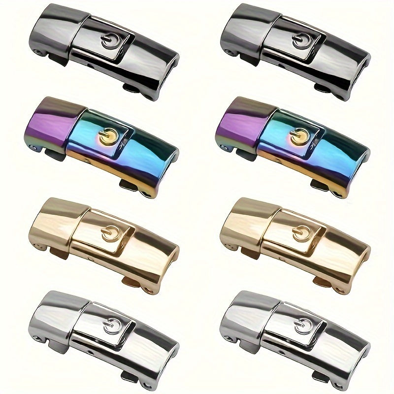 4\u002F6 Pairs No-Tie Shoelace Clips - Suitable for Sneakers, Running Shoes & Hiking Boots, Easy Adjustment to Solve Loose Lace Problem, Practical Shoe Buckles, Mother's Day Gift, Valentine's Day Present