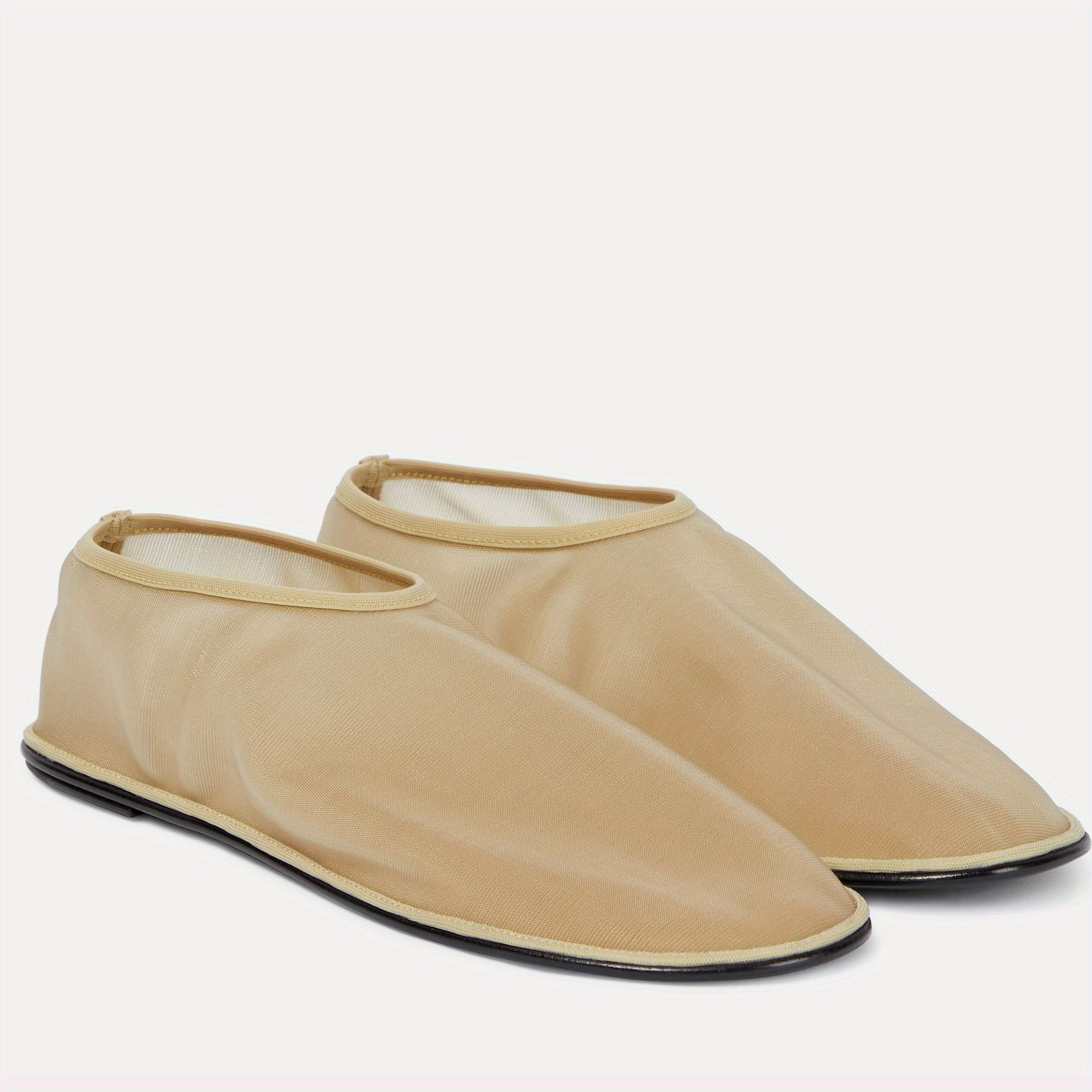 Women's Slip-On Ballet Flats - Cushioned Insole & Non-Slip Rubber Sole, PU Synthetic Cover Upper - Elegant Everyday & Formal Shoes for Women - All-Season Comfortable Flats