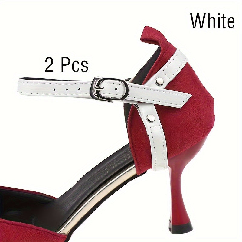 Detachable High Heels Shoelace Holder 2pcs Adjustable High Heels Bundle Shoelace Holding Loose Anti-skid Straps Detachable Women Lace Shoes Bands Shoe Care Kit