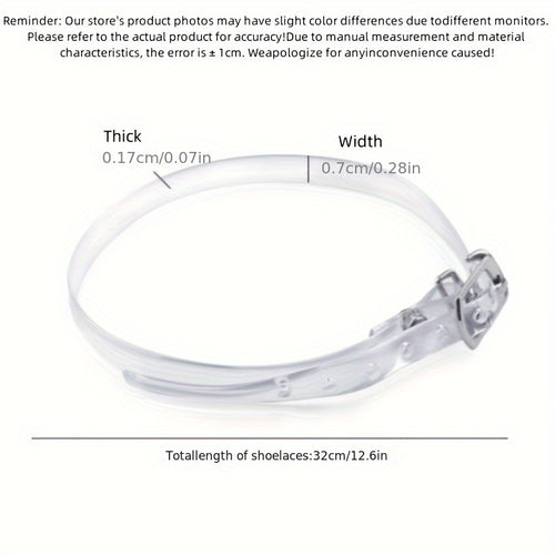 2pcs Clear Silicone Ankle Straps for High Heels - Soft, Versatile, and Multifunctional, Prevent Shoes from Slipping, Tie Shoelaces, Wrap Around Ankle, Hand Washable, No Battery Needed, Casual Style, Ankle Support|Transparent Strap|Silicone Material