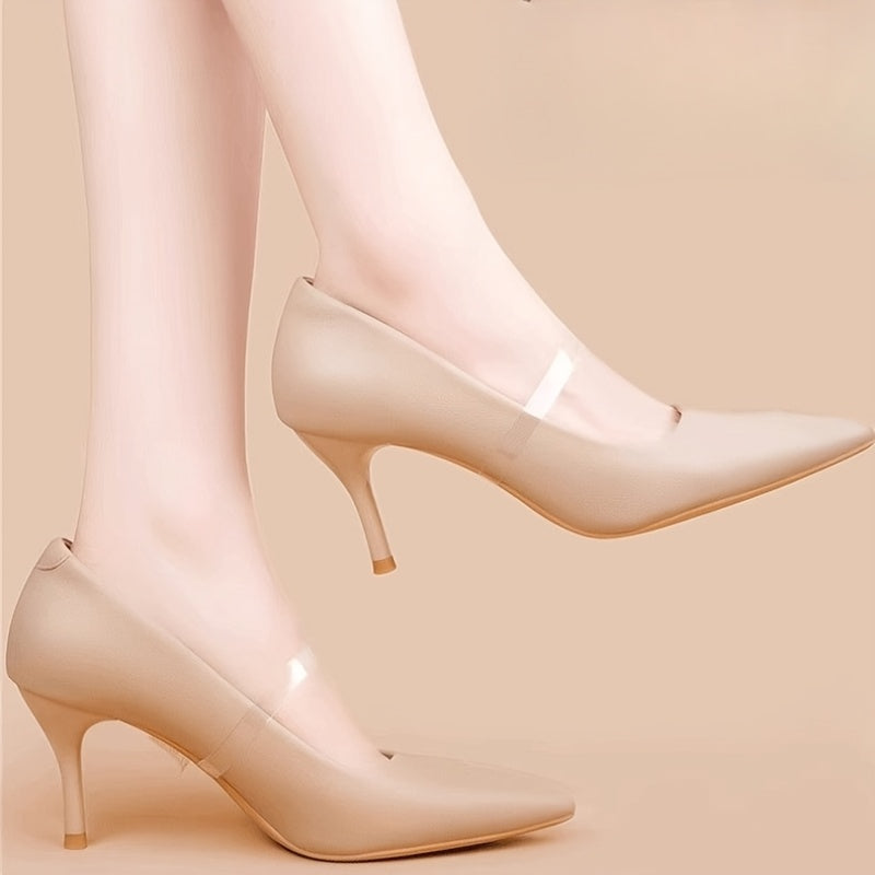 1 pair\u002F3 pairs\u002F6 pairs, Transparent Invisible Shoelaces for Women'S High Heels, Anti-Slip Silicone Fastening Straps, No-Trace Secure Hold, Suitable for Single Shoes\u002FClogs\u002FMary Jane Flats, Comfortable Invisible Shoe Laces