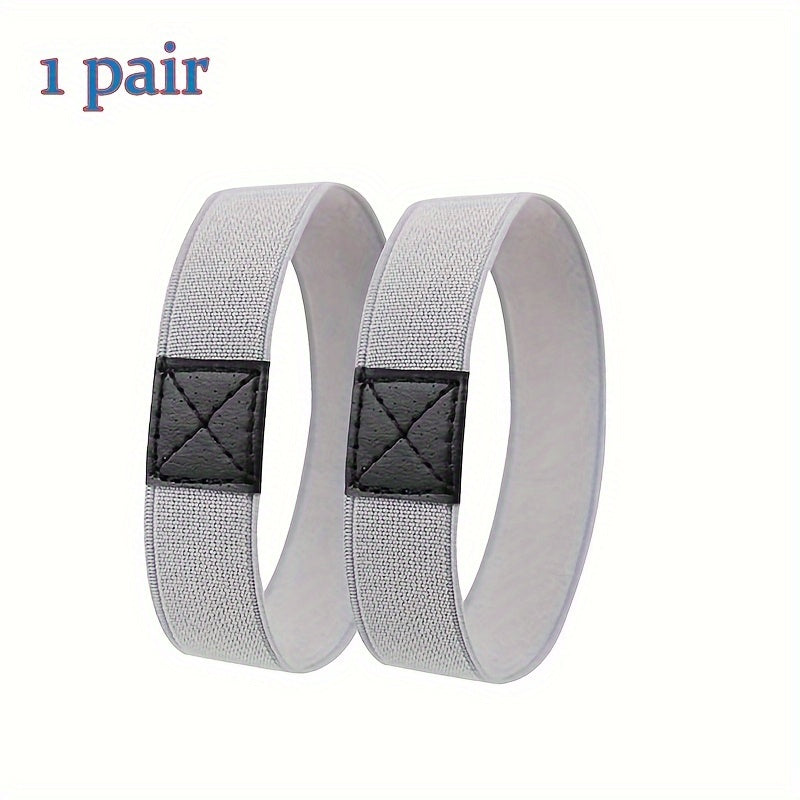 2pcs High Elastic Anti-loose Shoe Straps - High Heels Flat Belts, Solid Color Shoelaces - For Women & Men - Suitable for Sneakers, Flats, Heels - Perfect for Keeping Shoes Secure