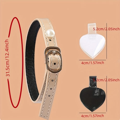 1 Pair Minimalist No-Tie Heel Straps, Universal Shoe Accessories for High Heels