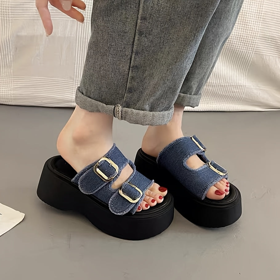 Women'S Retro Thick-Soled Stylish Casual Sandals