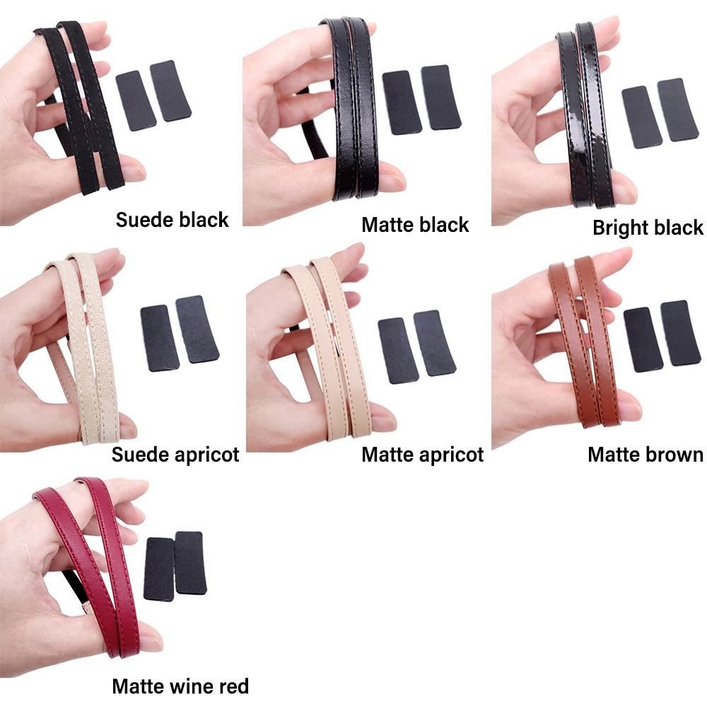 Fashion Convenient Anti-Loose Adjustable Detachable Leather Fixed Shoes Strap for Woman Shoelaces for High Heels