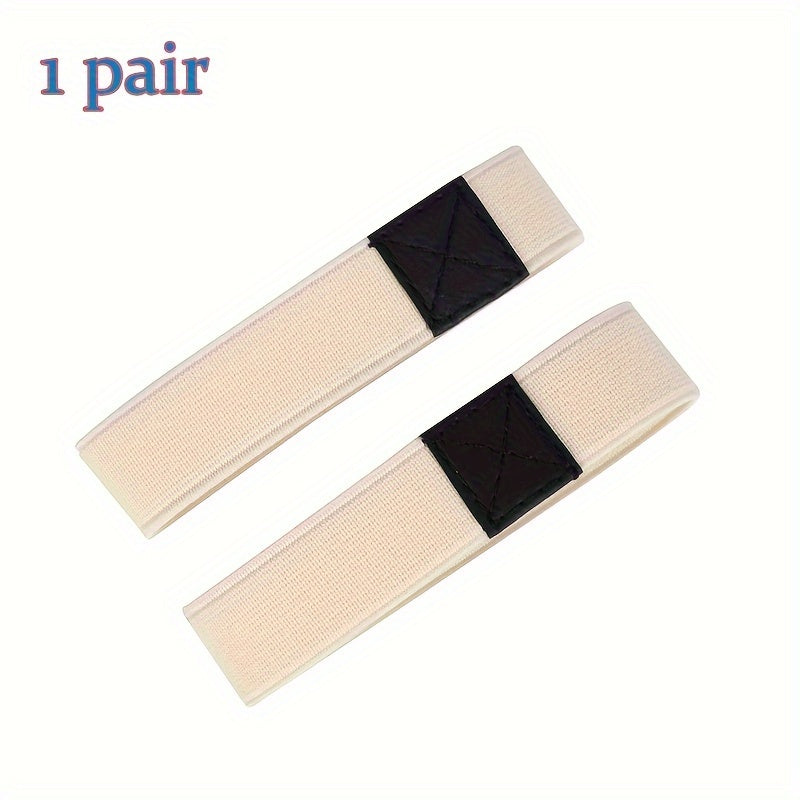2pcs High Elastic Anti-loose Shoe Straps - High Heels Flat Belts, Solid Color Shoelaces - For Women & Men - Suitable for Sneakers, Flats, Heels - Perfect for Keeping Shoes Secure