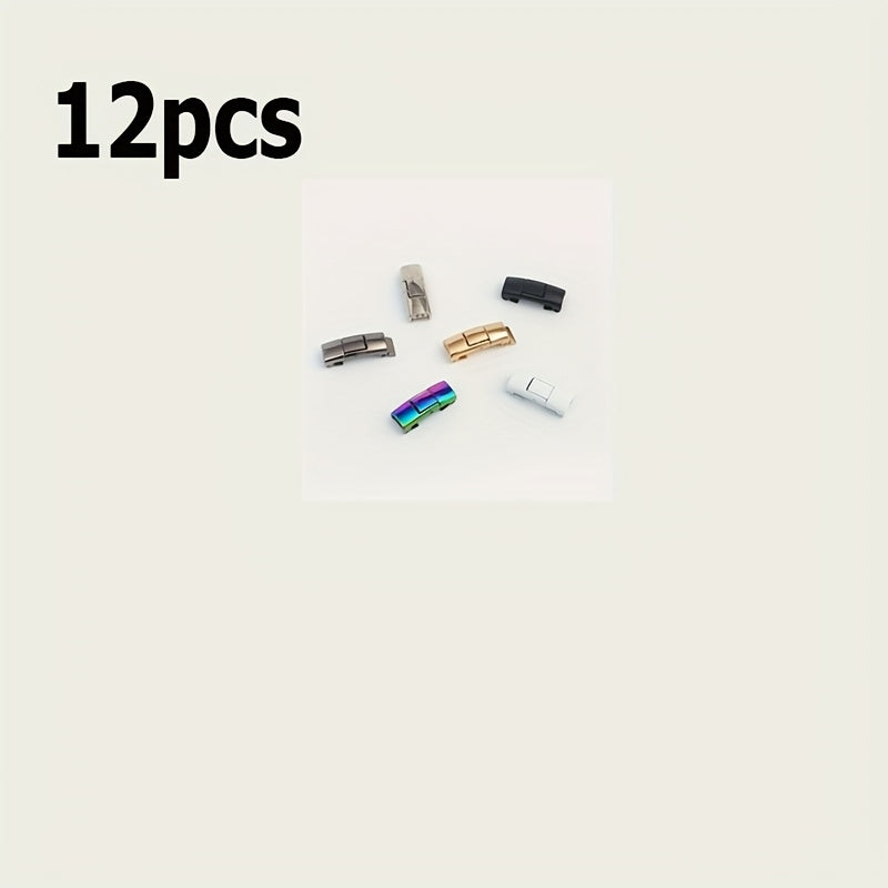 4\u002F6 Pairs No-Tie Shoelace Clips - Suitable for Sneakers, Running Shoes & Hiking Boots, Easy Adjustment to Solve Loose Lace Problem, Practical Shoe Buckles, Mother's Day Gift, Valentine's Day Present