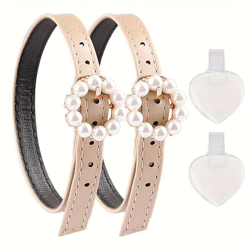 1 Pair Minimalist No-Tie Heel Straps, Universal Shoe Accessories for High Heels