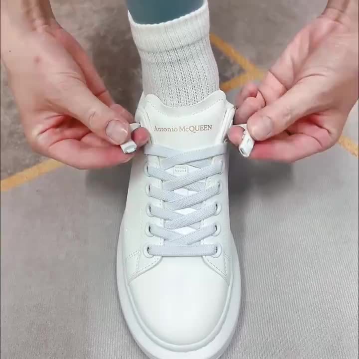 Stylish Metal Buckles 10pcs Stylish Metal Quick-Release No-Tie Shoelace Buckles | Easy Press-On Buckle Locks with Adjustable Fit for Comfortable Wear - Hassle-Free Shoelace Clips for Women and Men