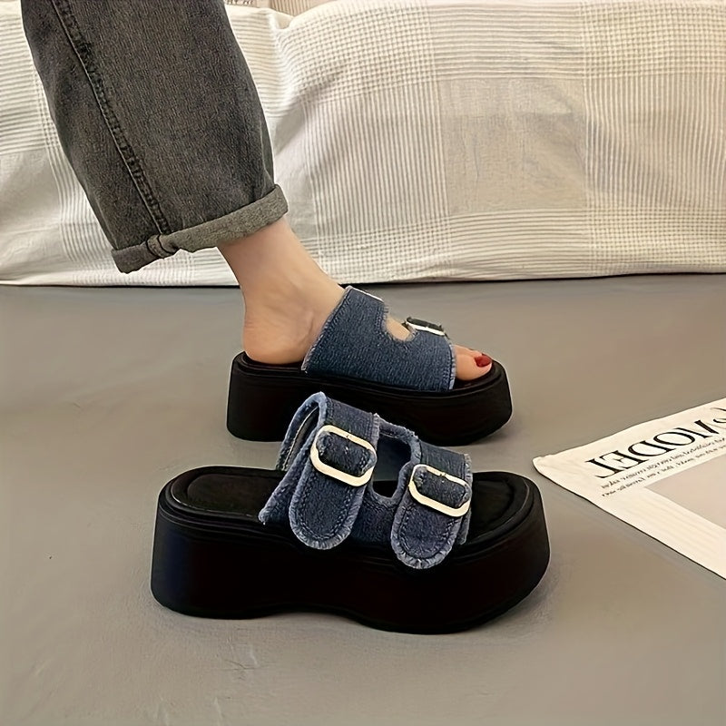 Women'S Retro Thick-Soled Stylish Casual Sandals