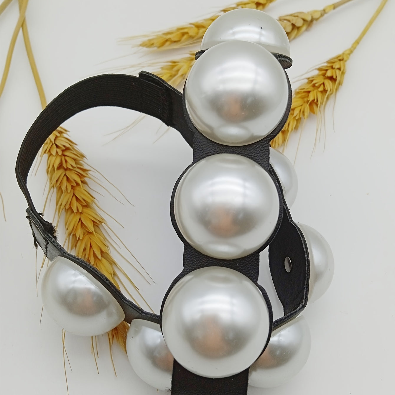 2pcs Adjustable Faux Pearl Adjustable Anti-Loose Shoe Straps For High Heels And Flats