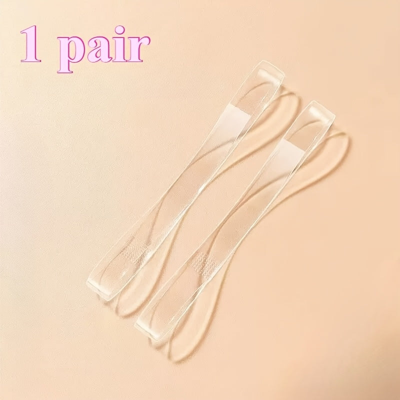 1 pair\u002F3 pairs\u002F6 pairs, Transparent Invisible Shoelaces for Women'S High Heels, Anti-Slip Silicone Fastening Straps, No-Trace Secure Hold, Suitable for Single Shoes\u002FClogs\u002FMary Jane Flats, Comfortable Invisible Shoe Laces