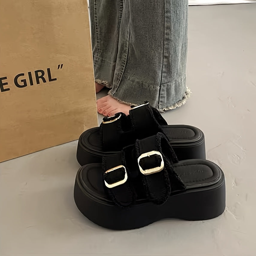 Women'S Retro Thick-Soled Stylish Casual Sandals