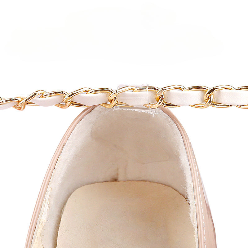 1 Pair Universal Chain Strap for Shoes, High Heel Straps without Security, Drop-Heeled Shoe Laces