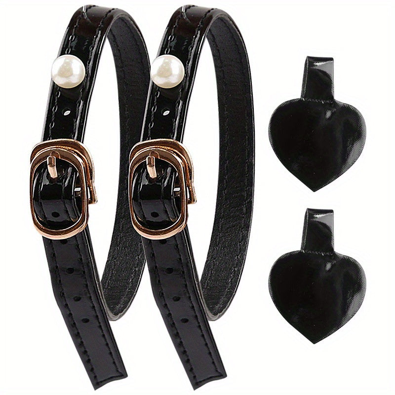 1 Pair Minimalist No-Tie Heel Straps, Universal Shoe Accessories for High Heels